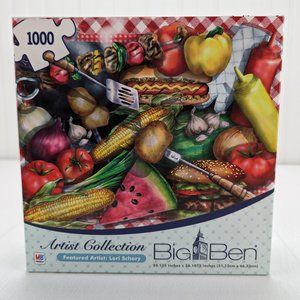 Big Ben 1000 Piece Puzzle Artist Collection Lori Schory 2012 New Sealed